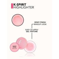 Flormar K-Spirit Glass Highlighter 002 Rose Light 5g