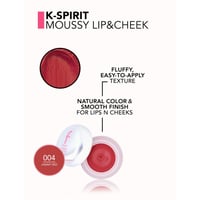 Flormar K-Spirit Moussy Lip & Cheek 004 Jammy Red 5g