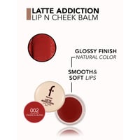 Flormar Latte Addiction Lip & Cheek Balm 002 Cinnamon Blend 3.2g