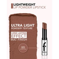 Flormar بودرة الشفاه خفيفة الوزن أحمر شفاه فائق الخفة 005 Coffee Lover 3g