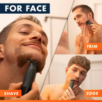 Gillette Fusion One مشذّب وحلّاقة هجين للوجه والجسم متعدد الاستخدامات