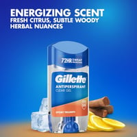 Gillette Sport Triumph Antiperspirant Clear Gel Stick 70ml (2.37floz)