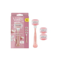 Gillette Venus ComfortGlide Spa Breeze Razor + 3 Replacement Blades