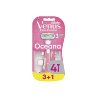 Gillette Venus Extra Comfort Oceana Disposable Razors x4