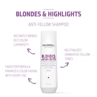 Goldwell Dualsenses Blondes & Highlights شامبو مضاد للاصفرار 250ml