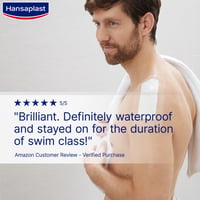 Hansaplast Med+ Aqua Protect 4XL Cerotti Sterili Impermeabili Per Ferite x5