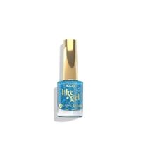 INOCOS Like Gel 2 Long Color Nail Polish 180 Holo Blue Glitter 11ml