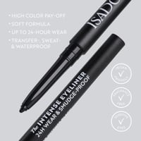 IsaDora The Intense Eyeliner 24h Wear & Smudge-Proof 61 Black Brown 0.35g