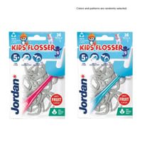 Jordan Kids Fio Dentário + Recargas de Substituição 5+ Anos x36