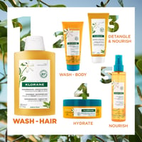Klorane Sun Radiance Nourishing Shampoo with Tamanu and Monoi 200ml