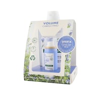 Klorane Champú Voluminizador con Fibra de Lino 400ml + Champú en Seco 50ml