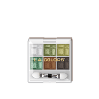 L.A. Colors 6 Color Eyeshadow Palette CES462 Charming 4g