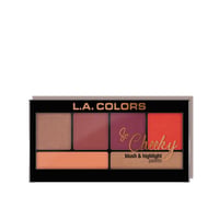 L.A. Colors So Cheeky Paleta de Blush e Iluminador