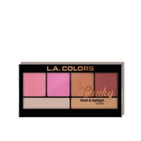 L.A. Colors So Cheeky Paleta de Blush e Iluminador