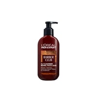 L'Oréal Paris Men Expert Barber Club Limpiador para Barba, Rostro y Cabello 200ml