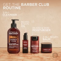L'Oréal Paris Men Expert Barber Club Limpiador para Barba, Rostro y Cabello 200ml