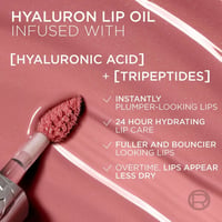 L'Oréal Paris Plump Ambition Hyaluron Lip Oil 490 Berry Jolie 5ml (0.17floz)