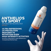 La Roche-Posay Anthelios UV Sport Niewidoczna Odświeżająca Mgiełka SPF50+ 200ml