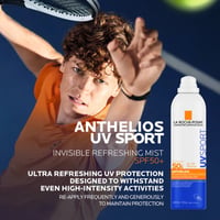 La Roche-Posay Anthelios UV Sport Niewidoczna Odświeżająca Mgiełka SPF50+ 200ml