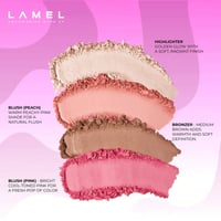 لوحة اللمسات النهائية للوجه Lamel 02 Medium ‏11.5غ