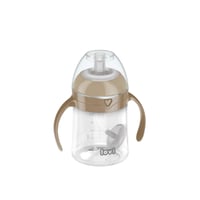 LOVI First Cup with Weighted Straw 6m+ Brown 150ml