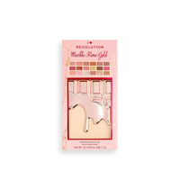 Makeup Revolution I Heart Revolution Chocolate Shadow Palette Marble Rose Gold