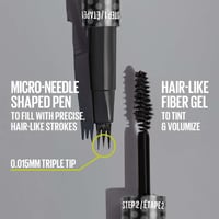Maybelline Insertos para Cejas Herramienta Multiplicadora de Cejas 06 Black Brown