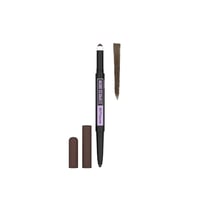 Maybelline سريع حواجب Satin Duo 2 في 1 Pencil + بودرة Dark Brown