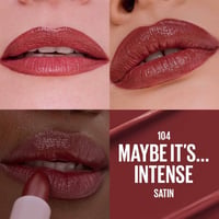 Maybelline Barra De Labios Satinada Sérum Hidratante 104 Maybe It's Intense