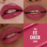 Maybelline Moisturizing Serum Satin Lipstick 108 Fit Check