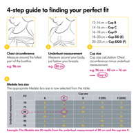 Medela Ultimate BodyFit Bra White Extra Large Size x1