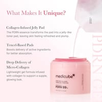 Medicube PDRN Pink Collagen قرص تونر جل مرطب x70