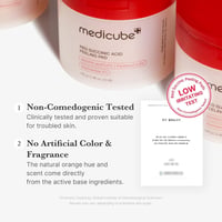 Medicube باد التقشير بحمض السكسينيك الأحمر ×70