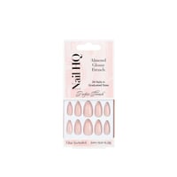 Nail HQ Almond Glänzende French Nails x24