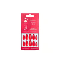 Nail HQ Everyday Essentials Almond Bright Red Nails x24