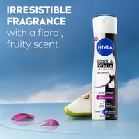 Nivea Black & White Invisible Authentic Anti-Perspirant Spray 150ml
