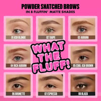 NYX Pro Makeup Fluff & Snatch! Brow Powder Pen 08 Black 1g