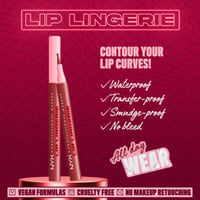 NYX Pro Makeup Lip Lingerie Lip Liner Stain 10 Up All Night 1ml