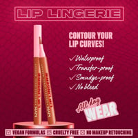 NYX Pro Makeup محدد الشفاه المثبت للون Lip Lingerie Barely There 1ml