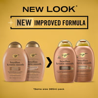 OGX Ever Straightening + Brazilian Keratin Smooth Champú 385ml