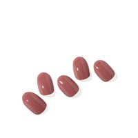 Ohora Semi Cured جل أظافر Strips N كريم Rose x30