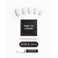 OPI xPress/On أظافر لاصقة فورية بلمسة جيلية بدرجات أيقونية Classic Short Funny Bunny x30