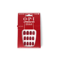 OPI xPress/On Iconic Shades Instant Gel-Like Press-On Nails Short Big Apple Red x30