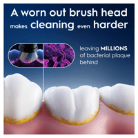 Oral-B iO Gentle Care Replacement Head Electric Toothbrush Black x8