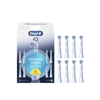 Oral-B iO Ultimate Clean Replacement Head Electric Toothbrush White x8
