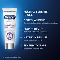 Oral-B Pro-3D White Clinical Intensive Whitening Toothpaste 75ml (2.53floz)