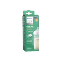 Philips Avent Natural Response Biberón de Cristal Puro para Bebé 3-6m 240ml