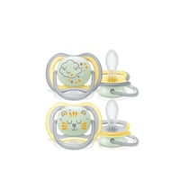 Philips Avent Chupete Nocturno Ultra Air 18m+ x2
