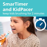 Philips Sonicare For Kids 3+ Brosse à Dents Électrique HX3601/01 Édition Design a Pet