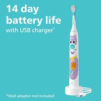 Philips Sonicare For Kids 3+ Brosse à Dents Électrique HX3601/01 Édition Design a Pet